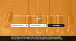 Desktop Screenshot of electricista-electrico.es